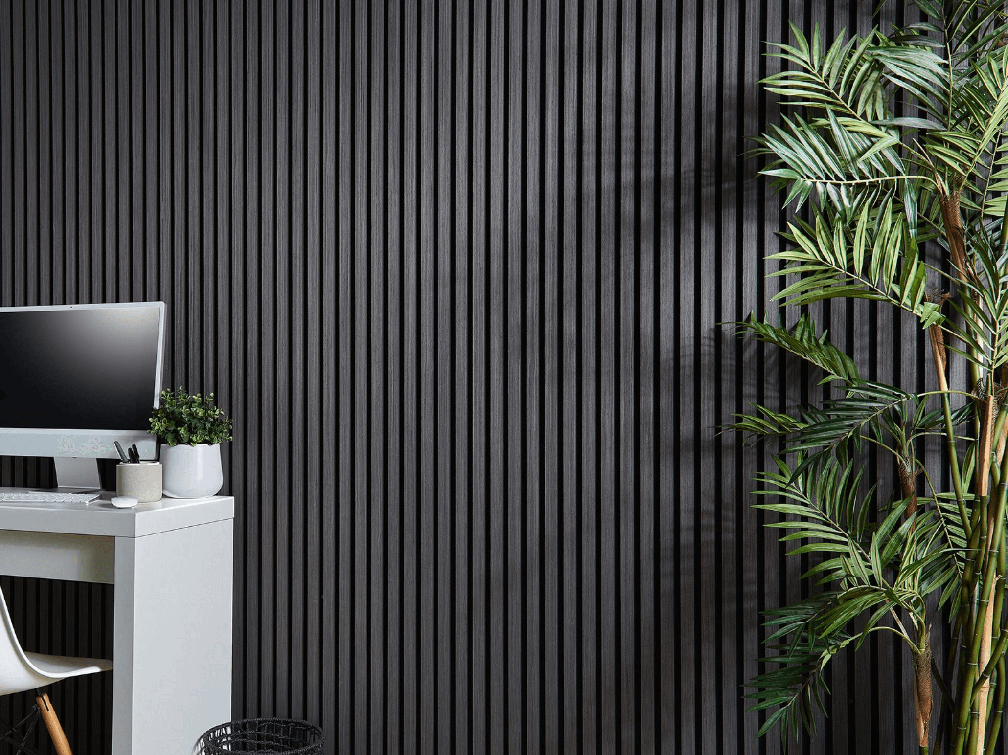 Dark Grey - Acoustic Wood Veneer Panels