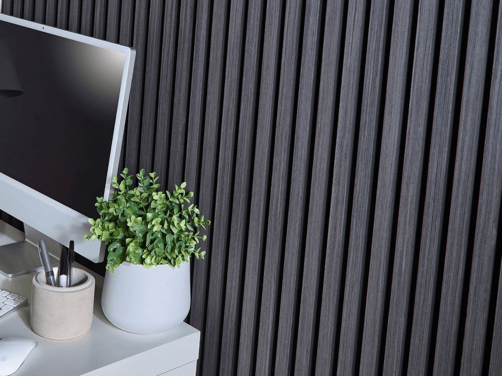 Dark Grey - Acoustic Wood Veneer Panels