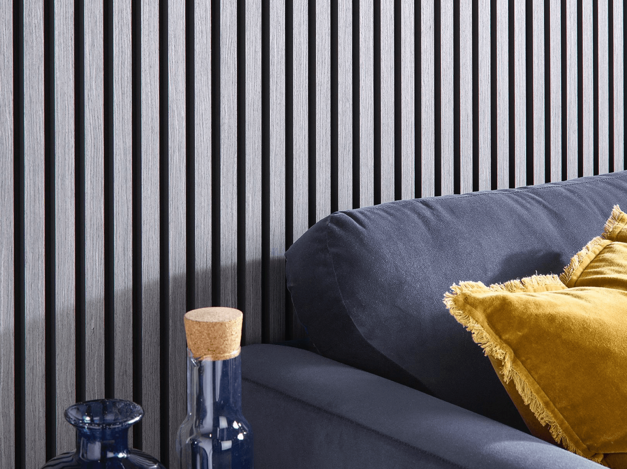 Light Grey - Acoustic Wood Veneer Panels