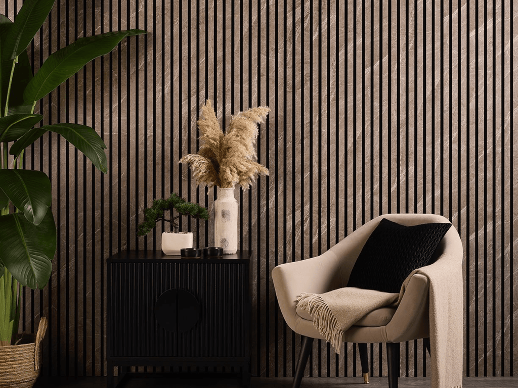 Cement Marble - Acoustic Wood Veneer Panels